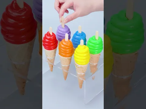 Ice Cream Cone That Looks Absolutely Irresistible! 🍫🍪🍦 #shorts #oreo #icecream