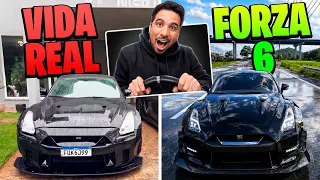 VIDA REAL vs FORZA HORIZON 6 !! comprei o GTR35 pra testar !!