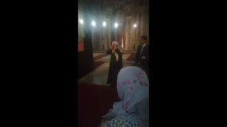 الشيخ سعيد الرفاعي مؤذن مسجد السلطان حسن      دندنها