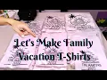 Screen Printing T-Shirts Family Vacation T-Shirts