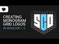 Monogram Logo Design Process Using Grids in Inkscape 1 3