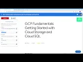 GCP Fundamentals Getting Started with Cloud Storage and Cloud SQL