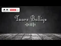 Taare Balliye (Lyrics) : Ammy Virk Ft Sargun Mehta | Avvy Sra, Happy R | Latest Punjabi Song 2020