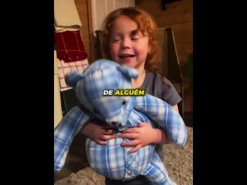 Essa menina amou um ursinho diferente por um motivo emocionante 🥹❤️