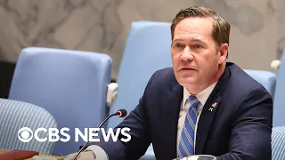 U N ambassador Mike Waltz testifies at Senate hearing full