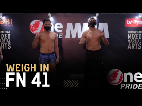 Middleweight: Rotama Silalahi vs Ahmad Azaruddin Al Abror | Weigh In One Pride MMA FN 41