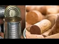 She Turned Wine Corks and a Tin Can Into a Boho Pencil Holder for Back-to-School - Homedit com