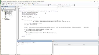 Querying a SQL Server Database From an Excel Formula with VBA