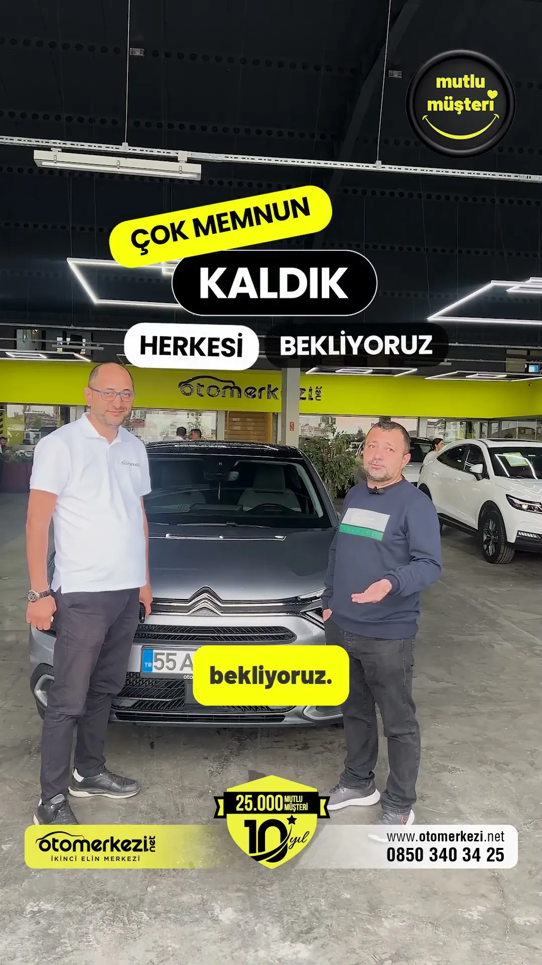 Otomerkezi ile Mutlu Müşteriler