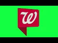 Walgreens Icon Green Screen Logo Loop Chroma Animation