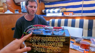 DIY Lithium Battery Bank for my Sailboat (100% Solar Powered)
