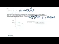 Application problem with a linear function Finding a coordinate given two points
