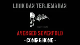 coming home avenged sevenfold lirik terjemahan 