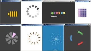 Java Loading Animation Form - Create 70 Loading Animation Forms Using Java Graphics With Code