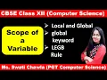 Scope of a Variable in Python LEGB Rule in Python Class 12 Computer Science with Python