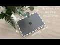 macbook air m2 space grey unboxing