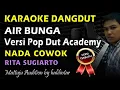 Karaoke Air Bunga Versi Academy || Nada Cowok