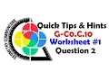 G-CO C 10 Worksheet - Hint