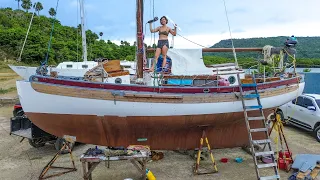 Solo Sailor Does EVERYTHING Herself! (She’s Done All The HARDEST Boat Projects!!!)
