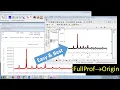 Plot FullProf Rietveld Refinement Graph in Origin - Import Refinement data into Origin