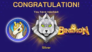 binemon nft pvp silver rank gameplay top 100 rank how to win in pvp titans how to play binemon pvp