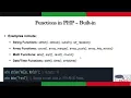 PHP Functions and String Manipulation