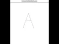 Python Turtle - Draw letter A