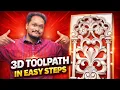 ArtCam 2018 3D Toolpath Tutorial for Beginners CNC Relief