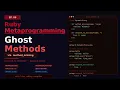 Ruby Metaprogramming method - missing Ghost Methods respond