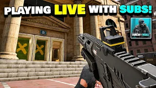Playing LIVE with Subs in Rainbow Six Mobile...