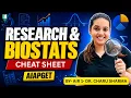 AIAPGET - Research Cheat Sheet By Dr Charu Sharma AIR 1