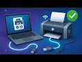 How To Connect HP LaserJet P1102 Printer To Laptop