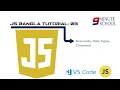 javascript bangla tutorial Part-03 Keywords Data Types Comment