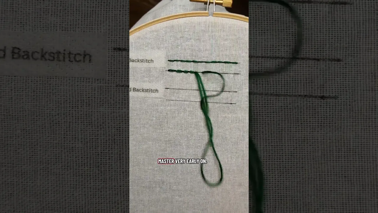 Back stitch