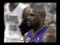 Shaq dunk over Dikembe Mutombo