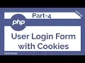04 User Login Form with PHP Cookies