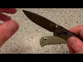 Micarta Scales for Benchmade Bugout First Impressions