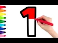 Download Lagu Number Coloring Pages Learn Colors Learn Numbers for Kids