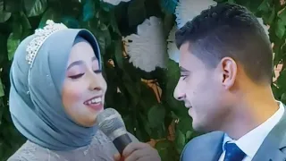 طلبوا منها الانشاد فى حفل خطوبتها فأبدعت الزهراء لايق والمبتهل الاذاعى حسام الاجاوى الابداع كامل 