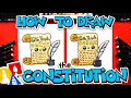 How To Draw The Constitution Of The United States Of America