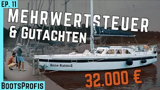 Mehrwertsteuer: Worauf man beim Bootskauf achten muss! Gutachten eines Stahlschiffs | BootsProfis#11