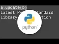 Python extend for a dictionary