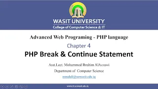 31 PHP Break and Continue Statement