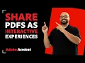 Share PDFs as interactive experiences with Adobe Acrobat PDF Spaces