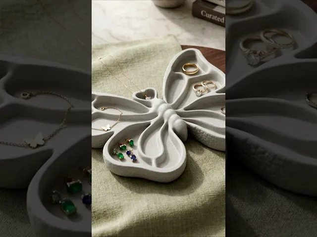Butterfly Tray with part to create silicone mold video thumbnail