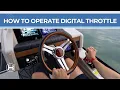 How to Operate the Mercury Digital Throttle Harris Grand Mariner Pontoon