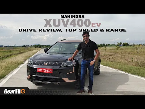 Mahindra XUV 400 (Electric) - Drive Review, Top Speed, Range | Hindi | GearFliQ