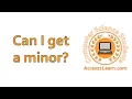 Getting a Minor in College What are the advantages - CS Student Life Questions