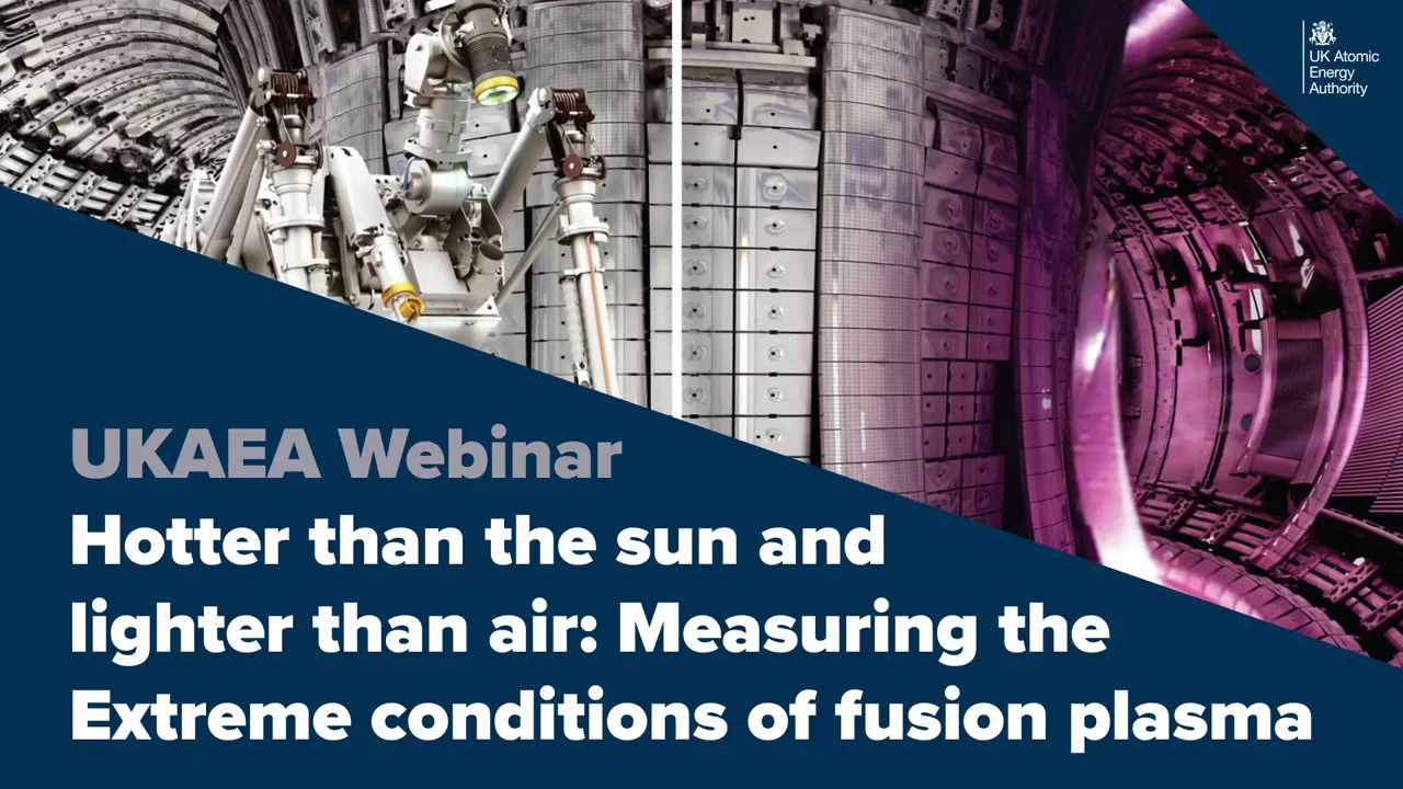 Hotter than the sun and lighter than air; measuring the extreme conditions of fusion plasma