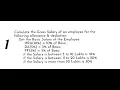 Coding a Python Salary Calculator Gross Pay with HRA DA and PF